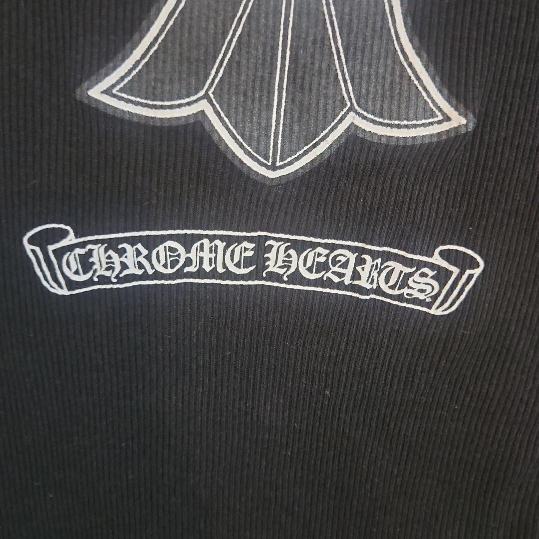CHROME HEARTS タンクトップ CHダガー リブ ブラック L