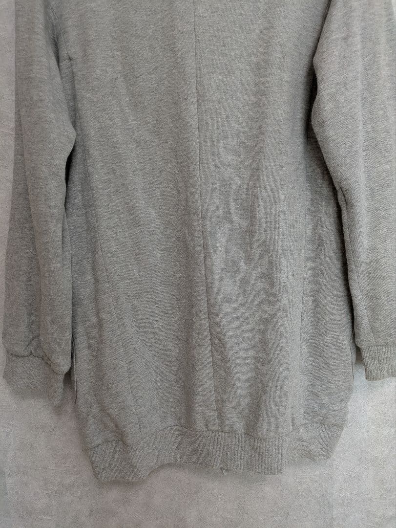 hazama 大人に向けた学ラン グレー ロング丈 ジャケット コットン