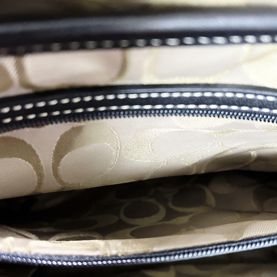 COACH ハンドバッグ　ステッチ ベルト ソーホー レザー 金具 肩掛け