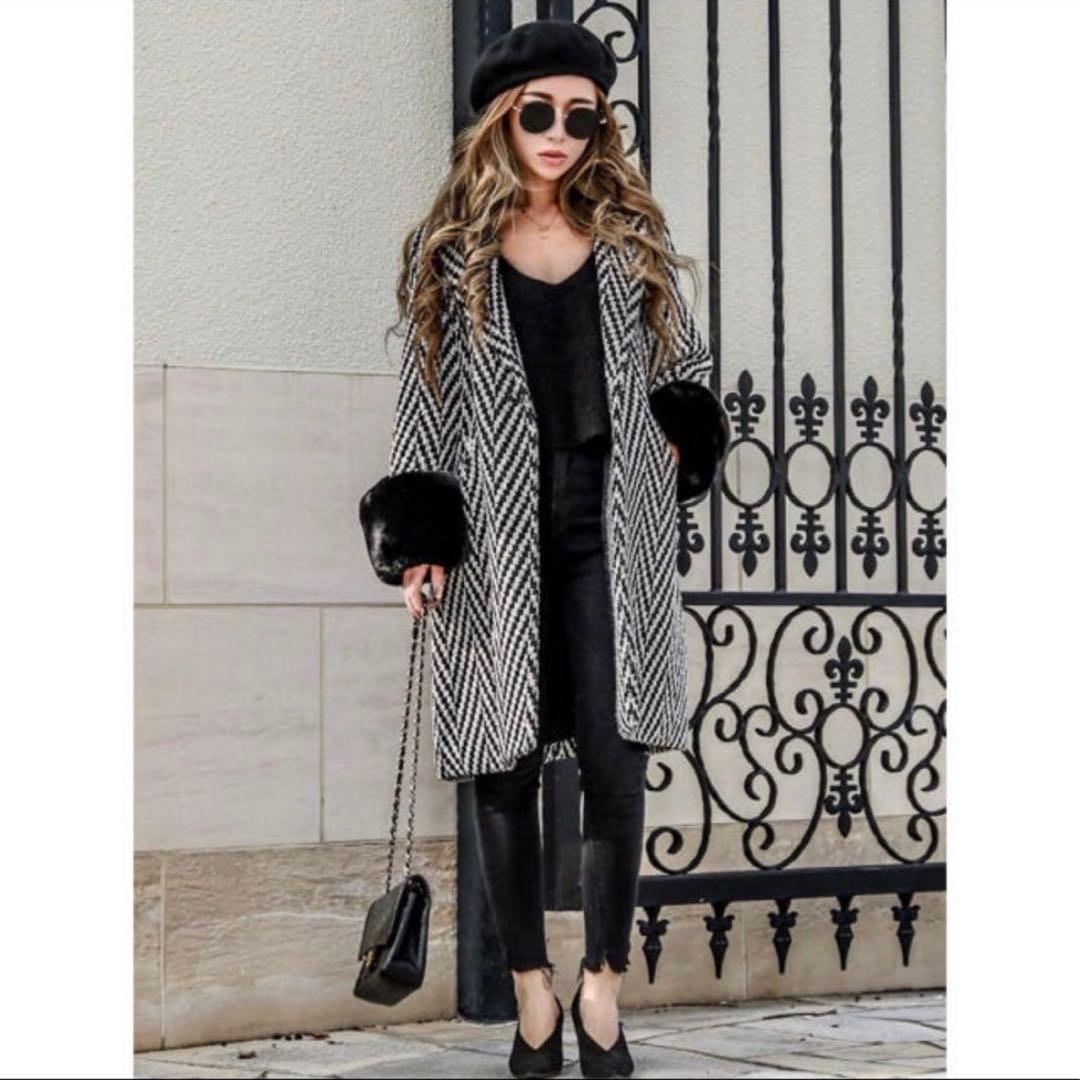 お値下♡【極美品】✨️ Glam Lips ファーロングコート