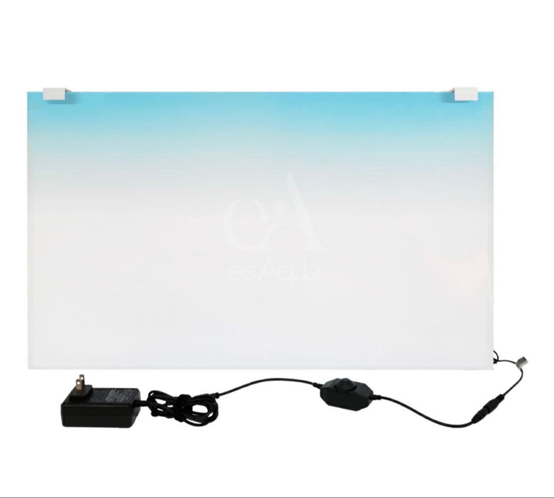 esAqua 水槽用バックスクリーンLEDライト(グラデーション60x36cm)