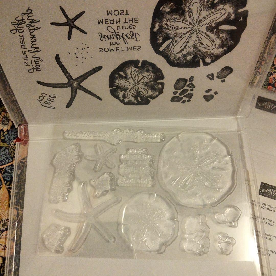 １点限り♡未開封　新作ハイブリッドエンボスフォルダー&スタンプ　スタンピンアップ