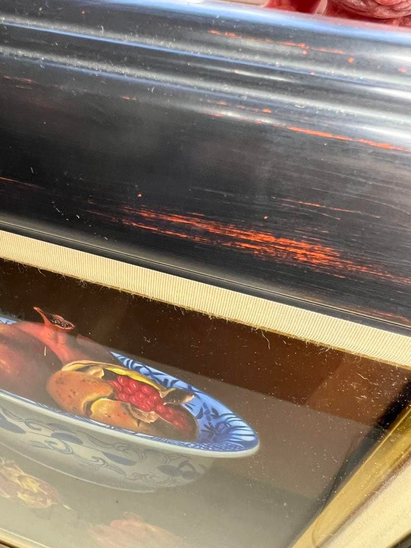 ★Chiejasさま専用★ 柾木高　『鉢に柘榴』 F4号　油絵