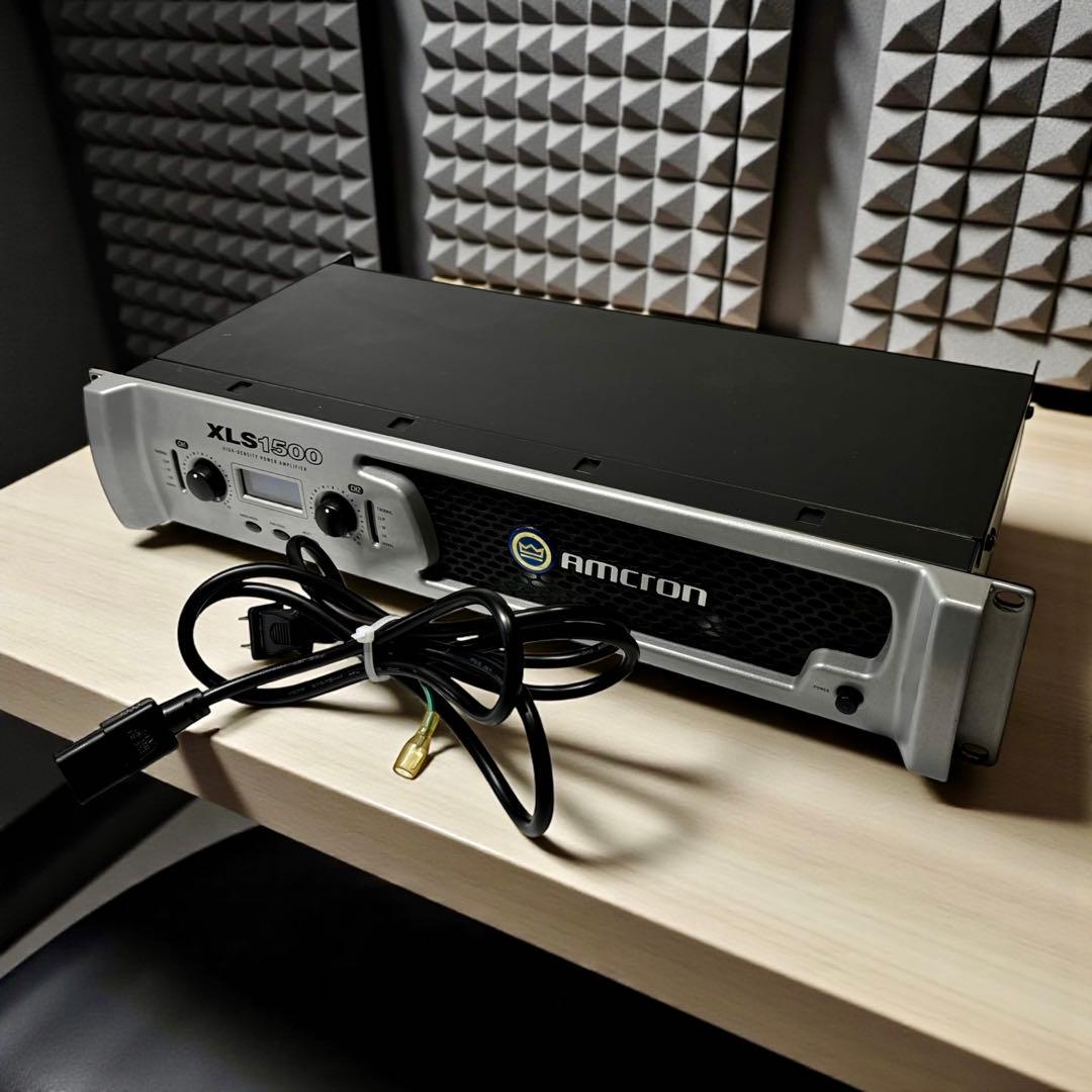 【希少/動作品】AMCRON XLS1500 パワーアンプ アムクロン 音響機材