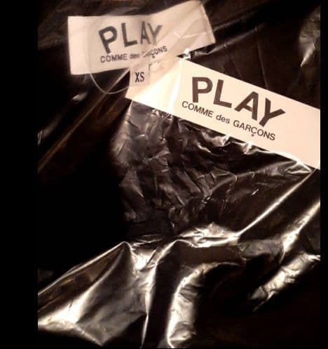 XS 正規品PLAY COMME DES GARCONS ブラック TシャツXS