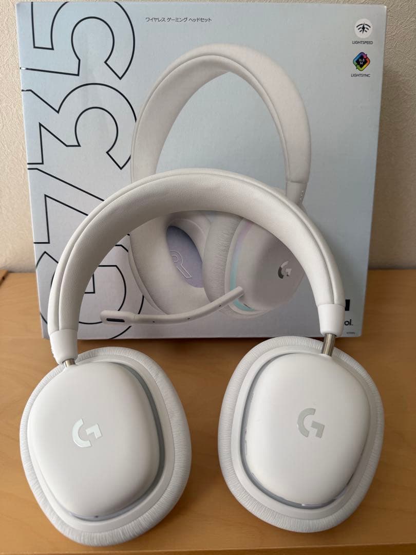 Logitech G735 ゲーミングヘッドセット ホワイト