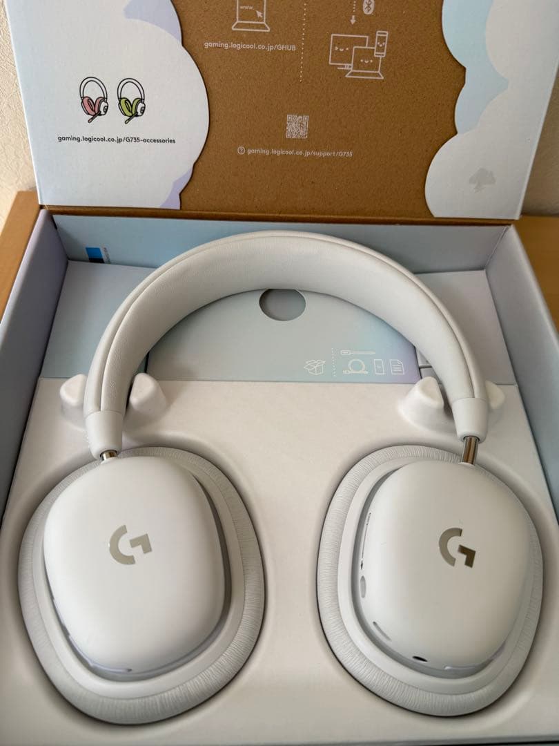 Logitech G735 ゲーミングヘッドセット ホワイト