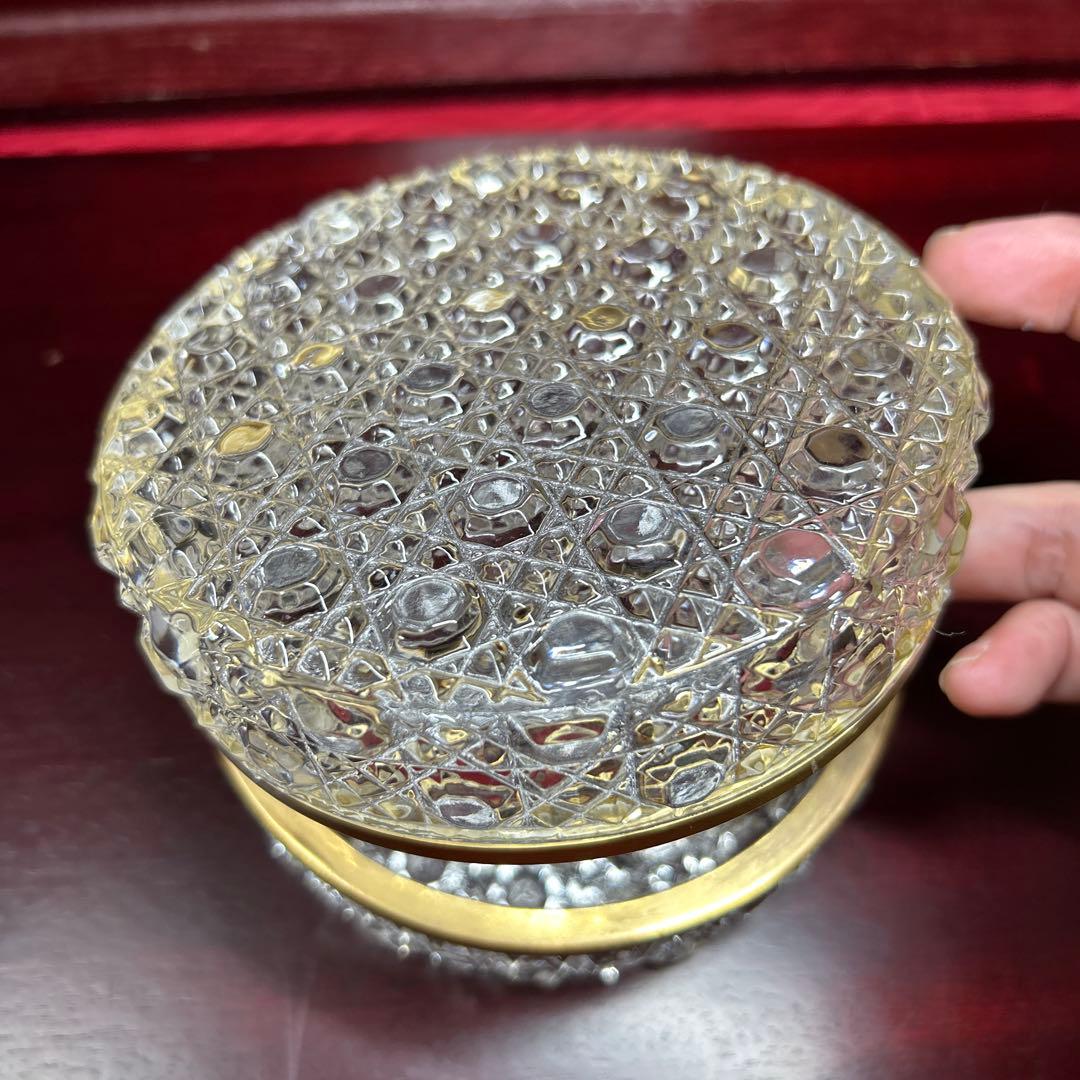 037 オールドバカラ　ダイヤモンドピエー リージュエリーボックス