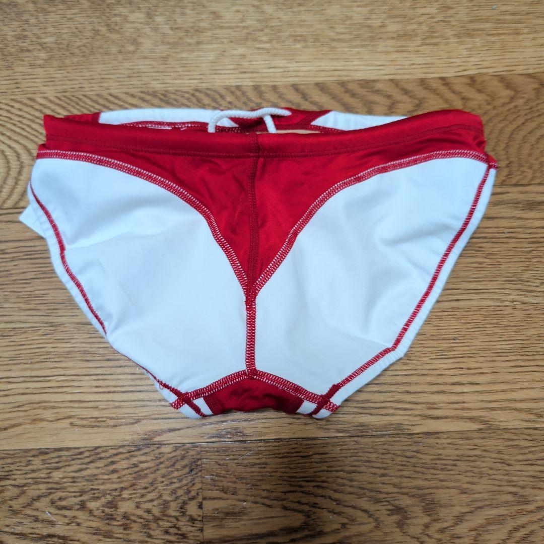 Mizuno 競泳水着 Lサイズ レッド/ホワイト