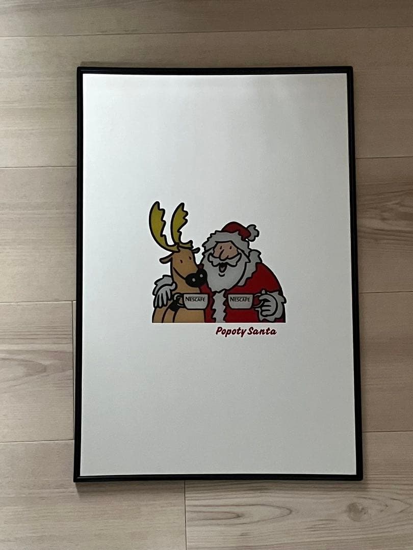 激レア　非売品　ネスカフェ　パブミラー （ポポティサンタ）