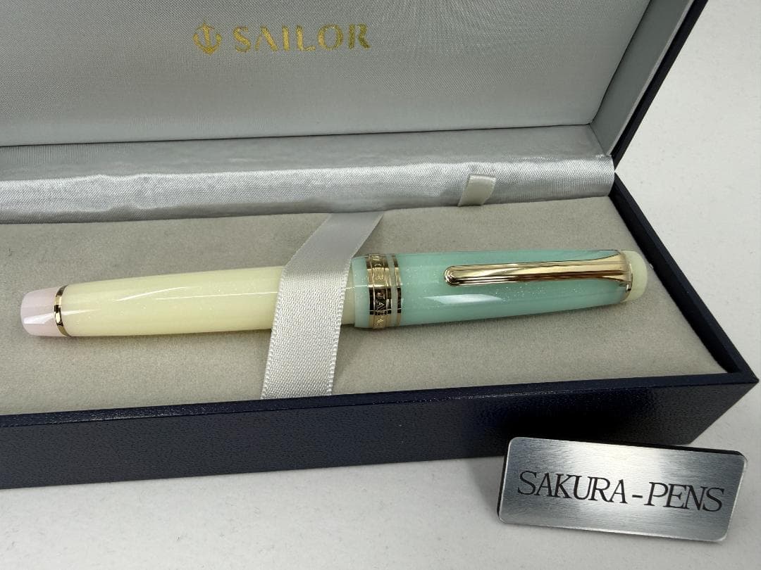 新品 MF nib Poesieオリジナル セーラー 万年筆 　ユニコーンねこ