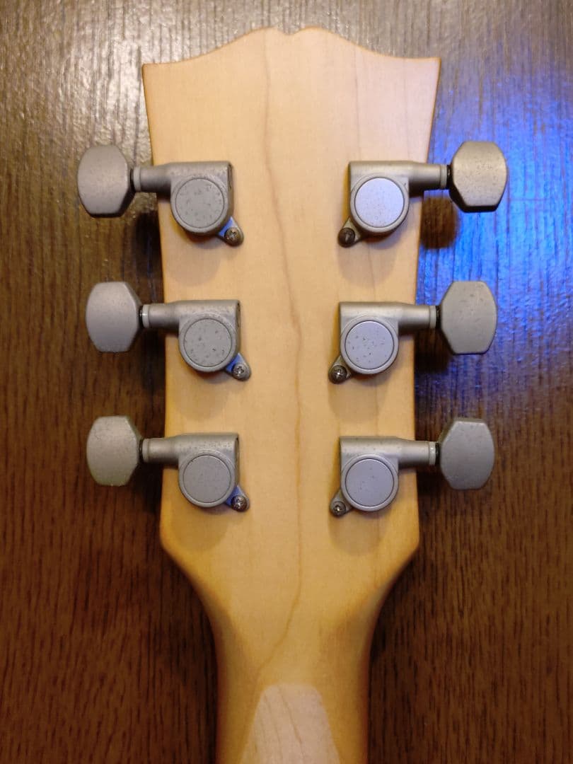 【USED】Burny_レスポール_エレキギター_ジャンク品扱い_ブルー