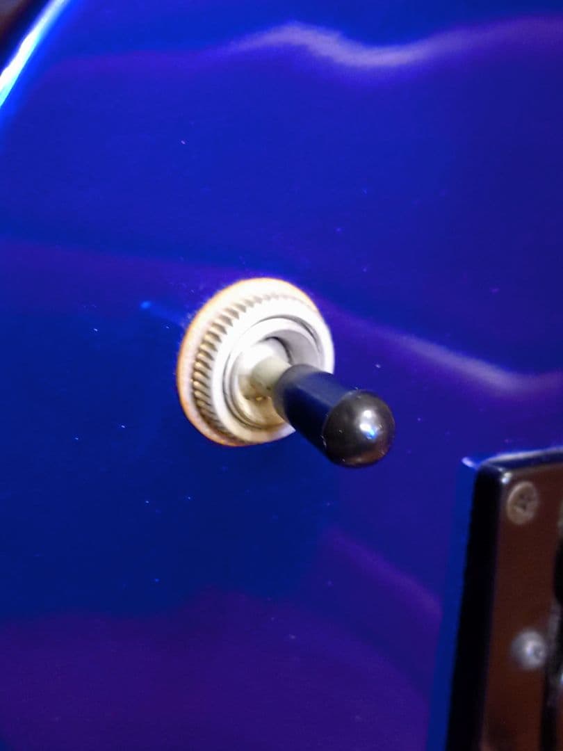 【USED】Burny_レスポール_エレキギター_ジャンク品扱い_ブルー