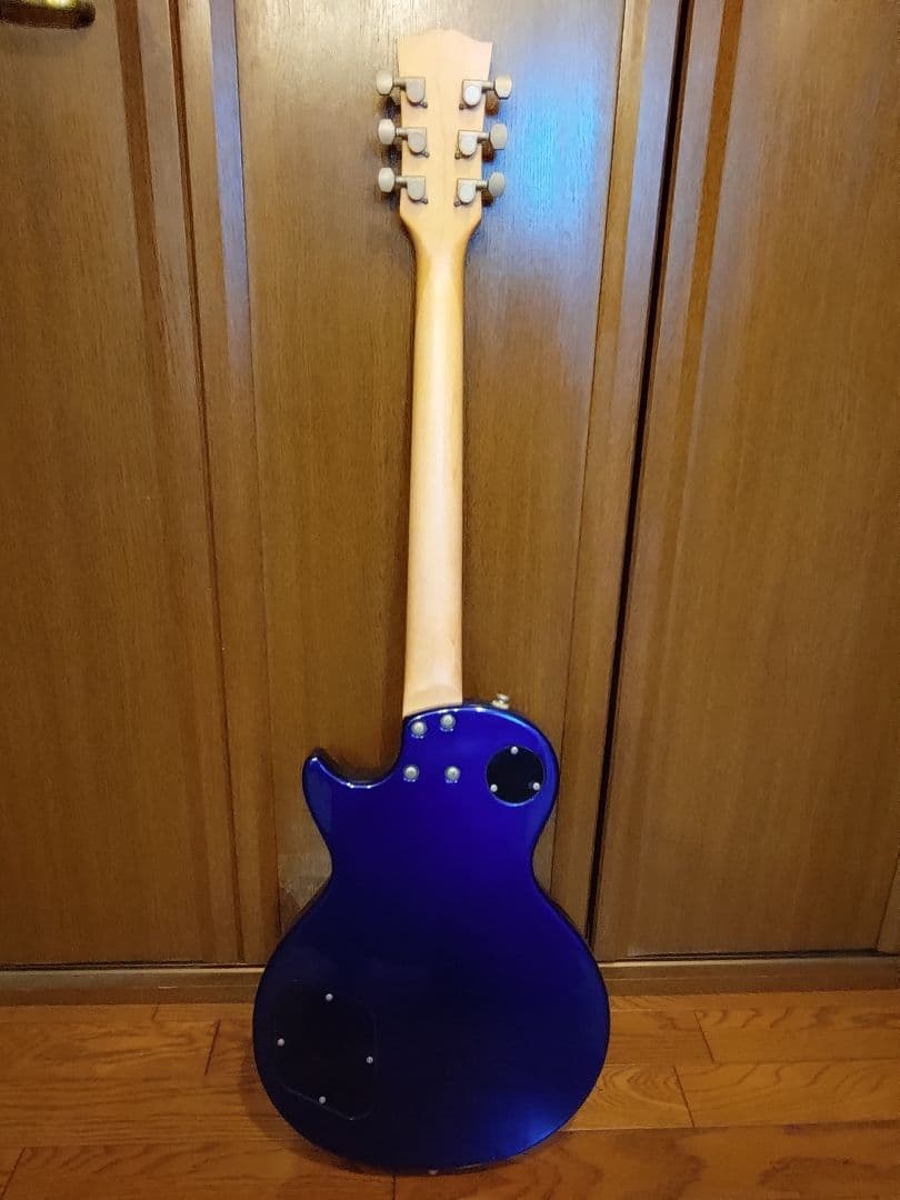 【USED】Burny_レスポール_エレキギター_ジャンク品扱い_ブルー