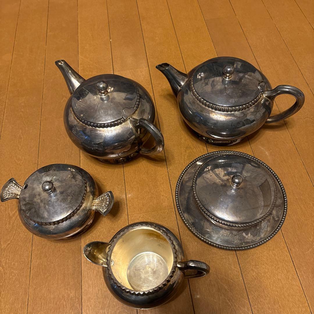 アンティーク　銀食器　5点セット　更に10％値下げしました