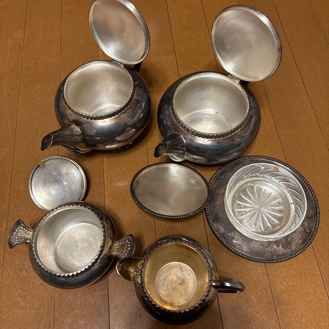 アンティーク　銀食器　5点セット　更に10％値下げしました