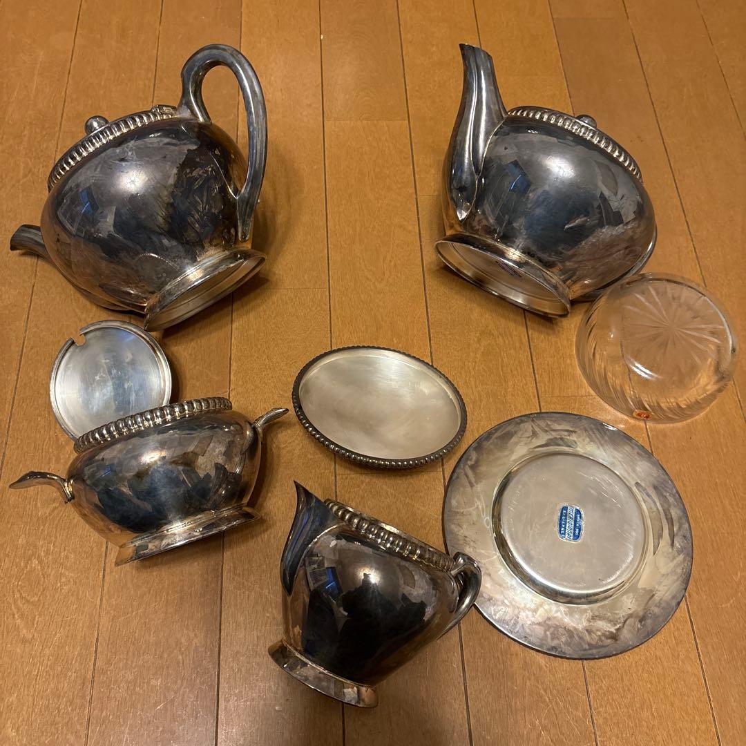 アンティーク　銀食器　5点セット　更に10％値下げしました