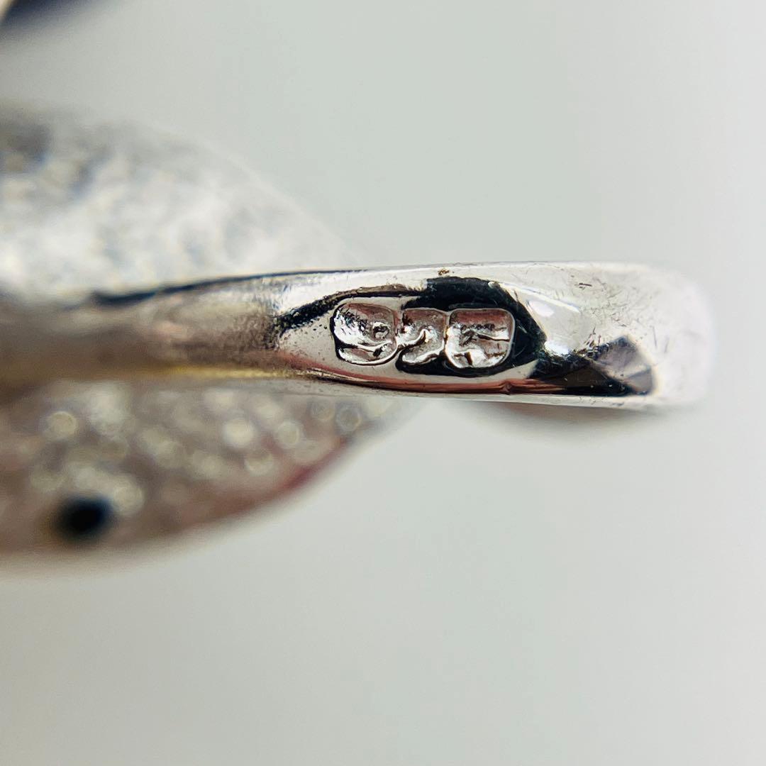 シルバー925 南洋真珠 タヒチ黒真珠 マルチ石付き ブローチ