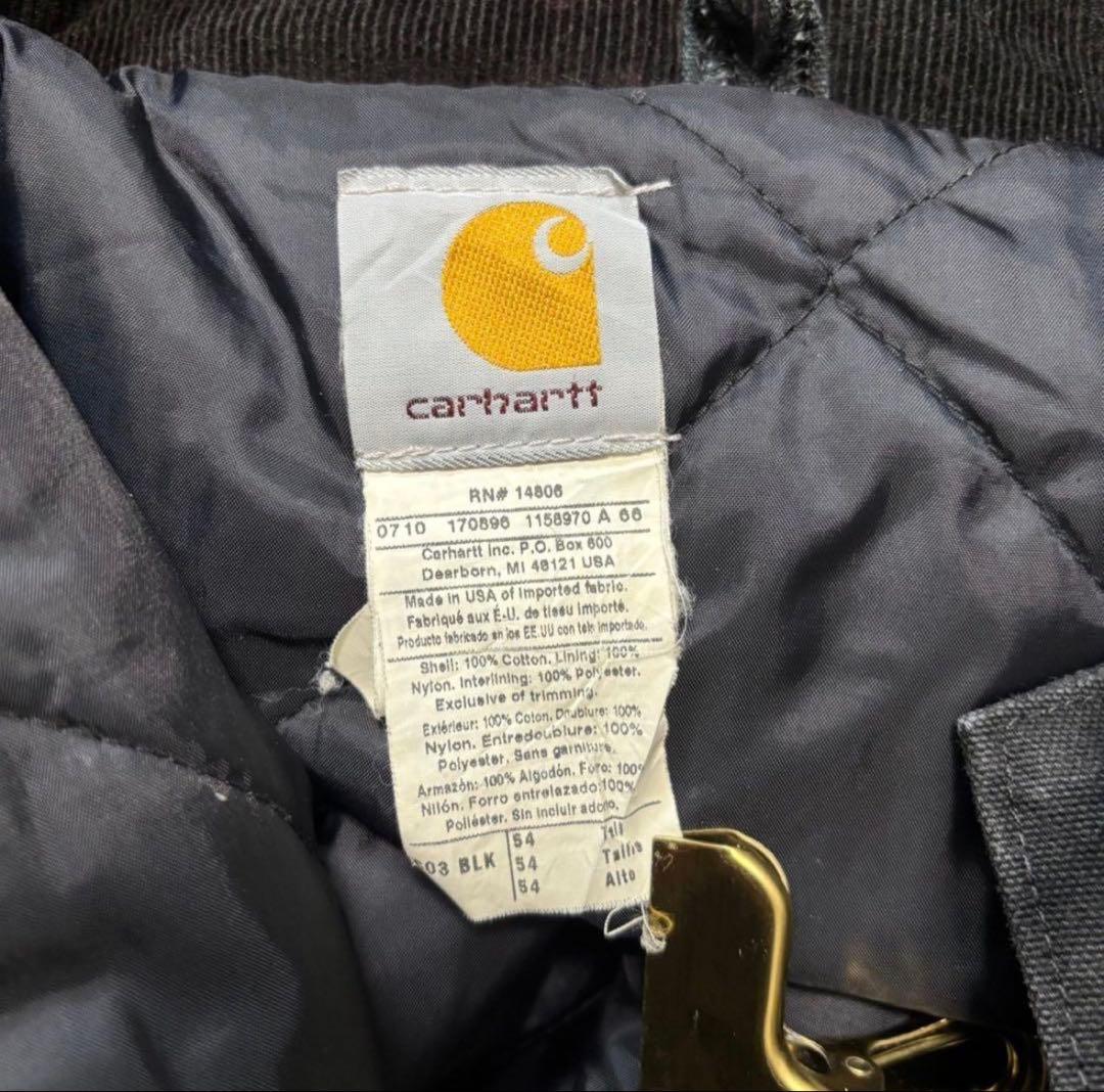 コ*読様 carhartt カーハート フード付きジャケット 3X相当　企業ロゴ