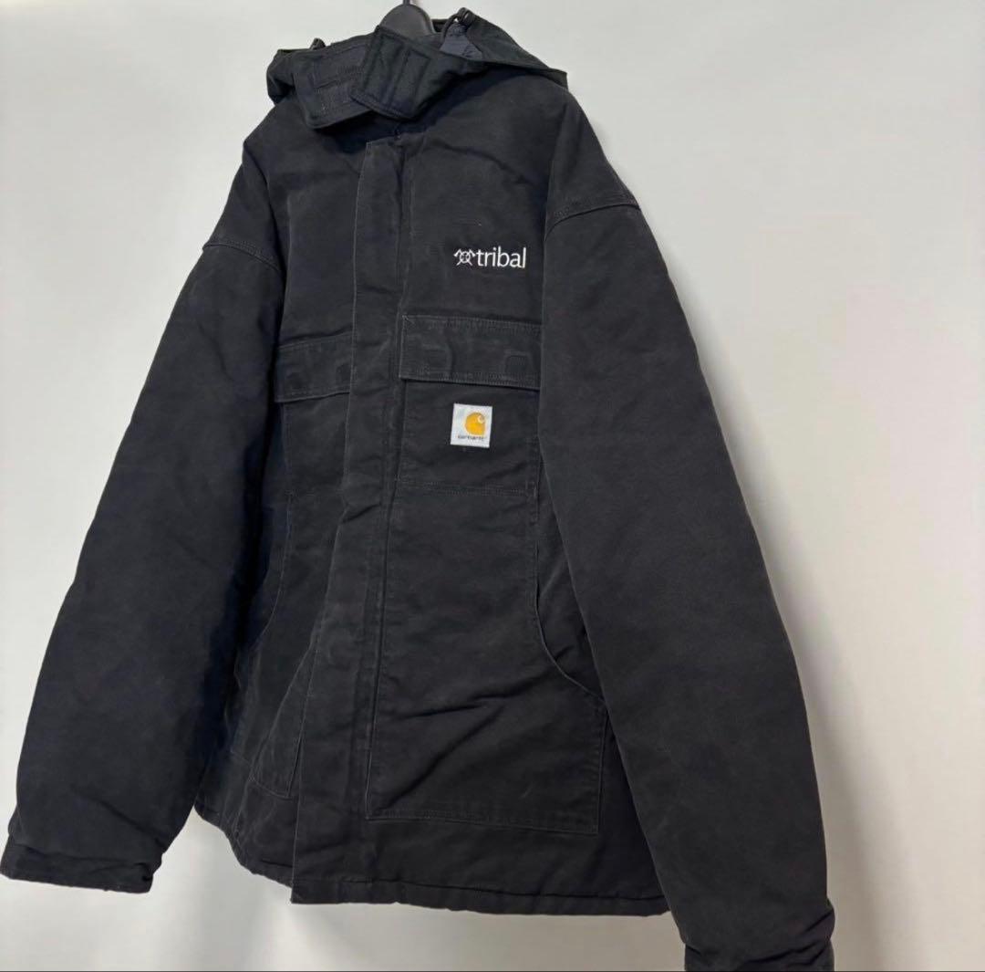 コ*読様 carhartt カーハート フード付きジャケット 3X相当　企業ロゴ