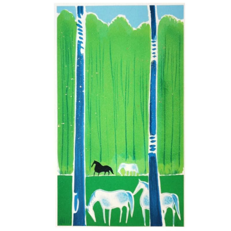 ☆セルジュ・ラシス☆「馬シリーズ」リトグラフ　E.A