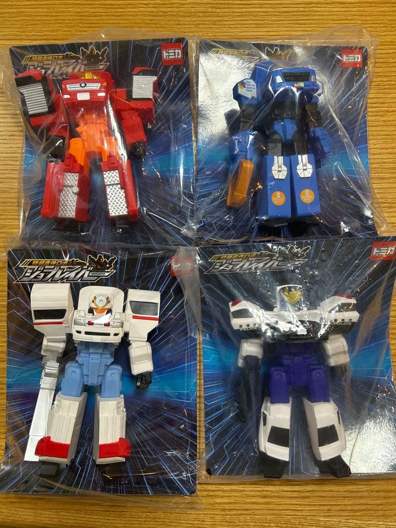 特装合体ロボ ジョブレイバー　ソフビフィギュア GiGO限定　フルコンプ　4種類