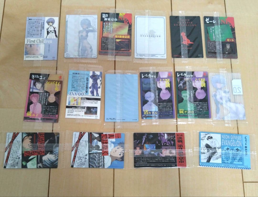 新世紀エヴァンゲリオン 綾波レイ ウエハースカードセットまとめ