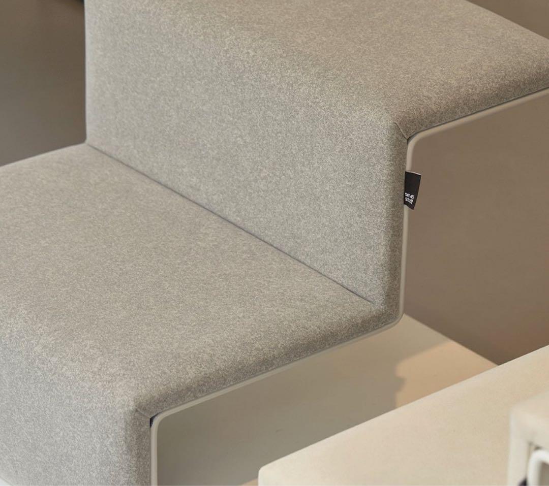 SMALLSTUFF おしゃれドッグステップ ペットステップ　　犬用階段　グレー