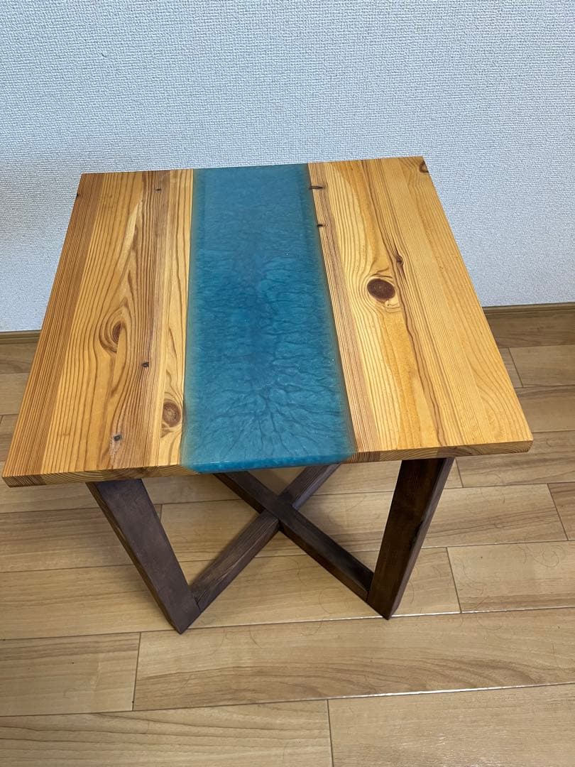 【ハンドメイド】レジンサイドテーブル
