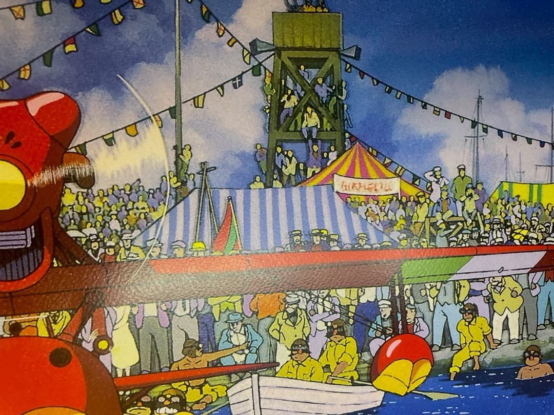 ジブリ名作「紅の豚」　台湾限定　ポスター全3種