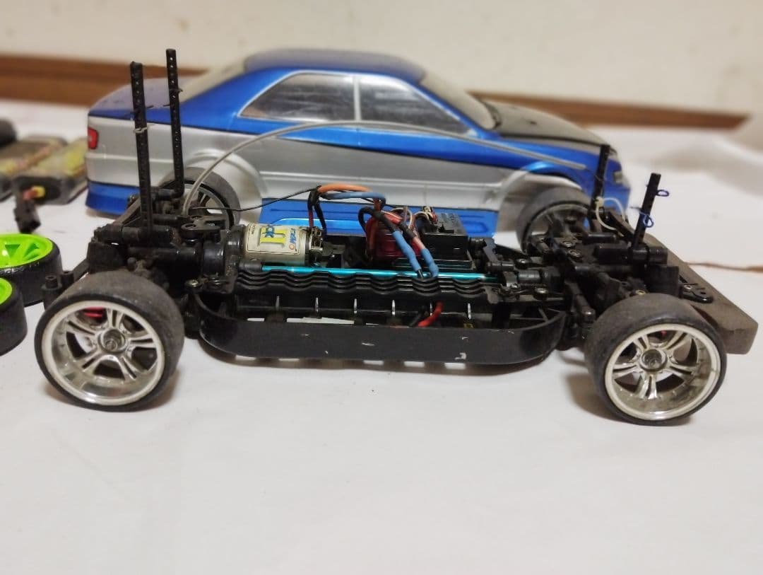 フルセット チェイサー TT-01 タミヤ まとめ　スイッチ故障あり