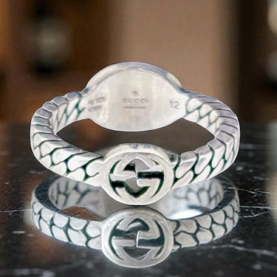 HITOMIグッチ/11号指輪/インターロッキング/シルバー925