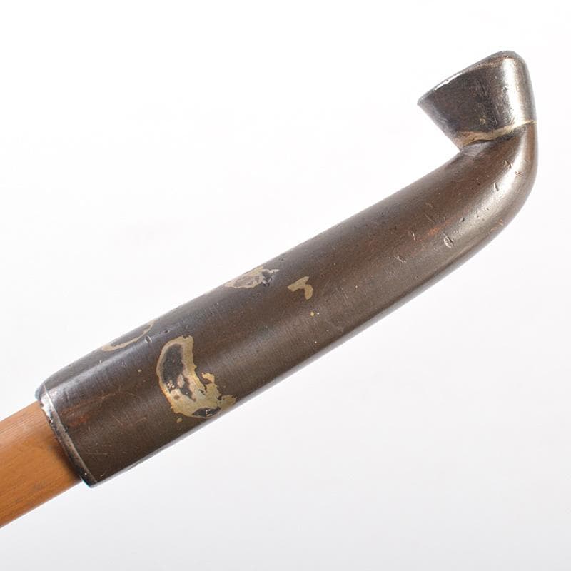 時代提げ物　喫煙具　煙管　キセル　古竹漢詩刻　煙管入　煙草入　M　R7533