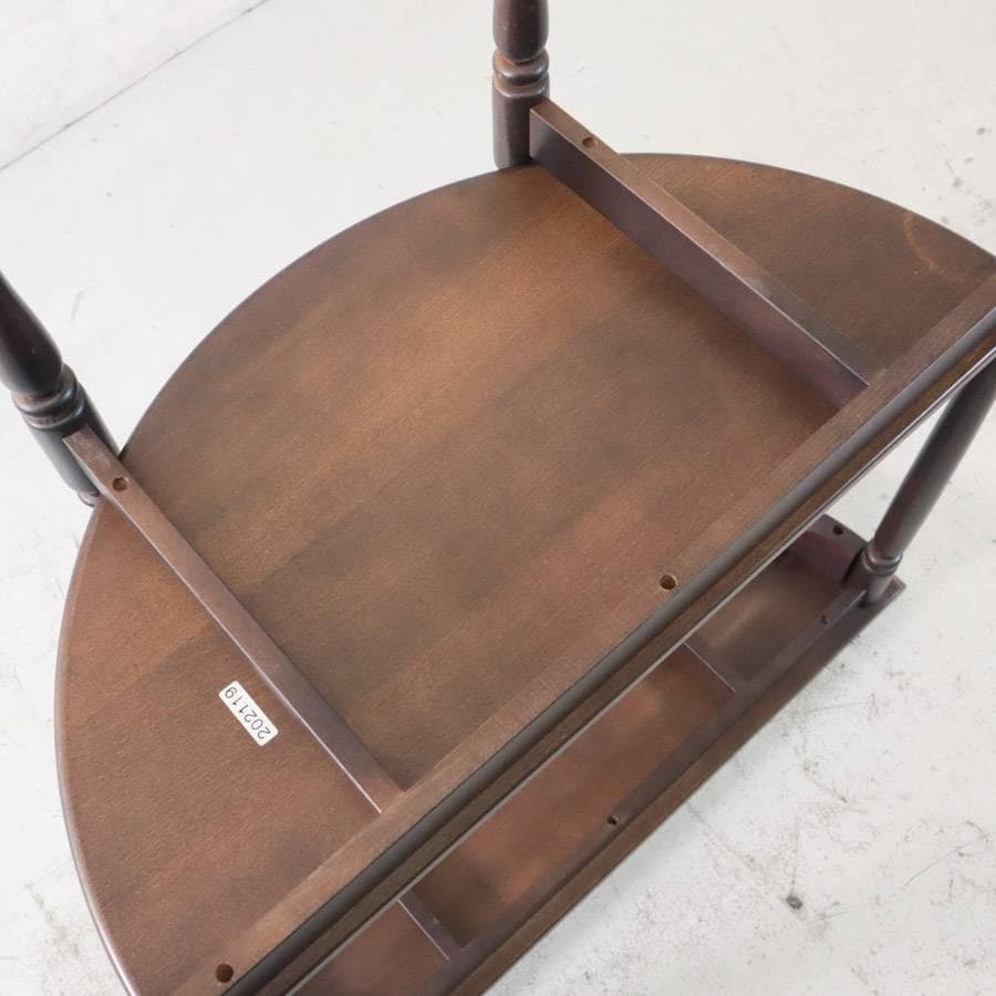 カリモク家具 ハーフムーン コンソール サイドテーブル 花台 飾り台 クラシカル