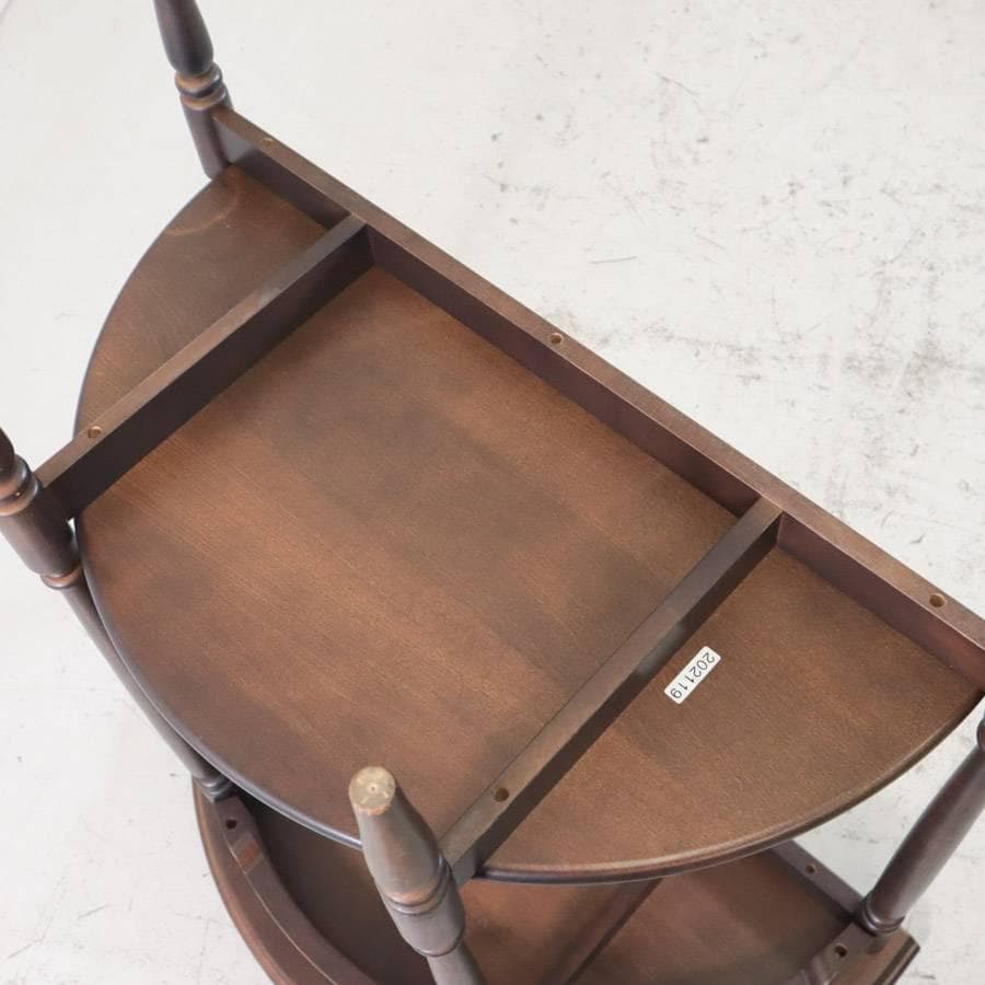 カリモク家具 ハーフムーン コンソール サイドテーブル 花台 飾り台 クラシカル