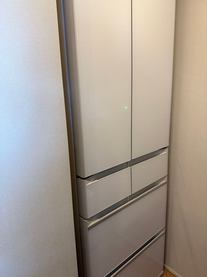 [美品　飲料保存のみ使用］日立 冷蔵庫 幅65cm 475L ホワイト2022年