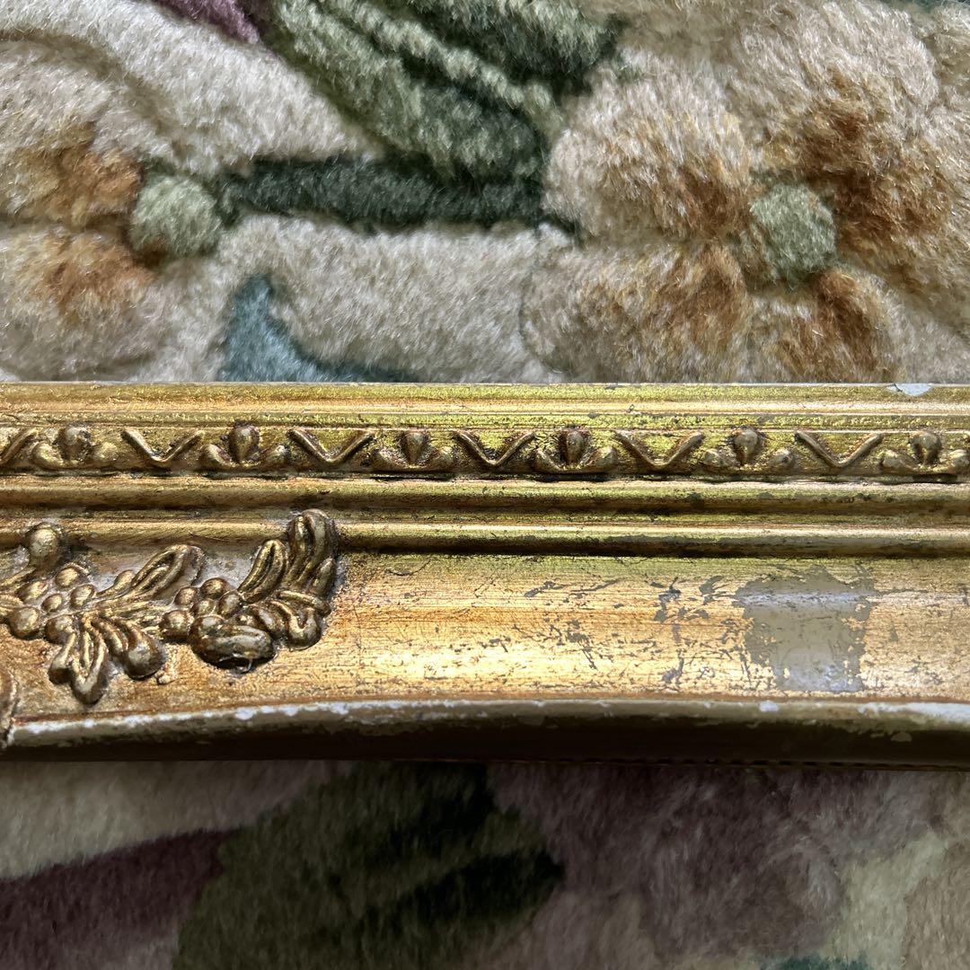 アンティーク　フォトフレーム　大きめ　額縁