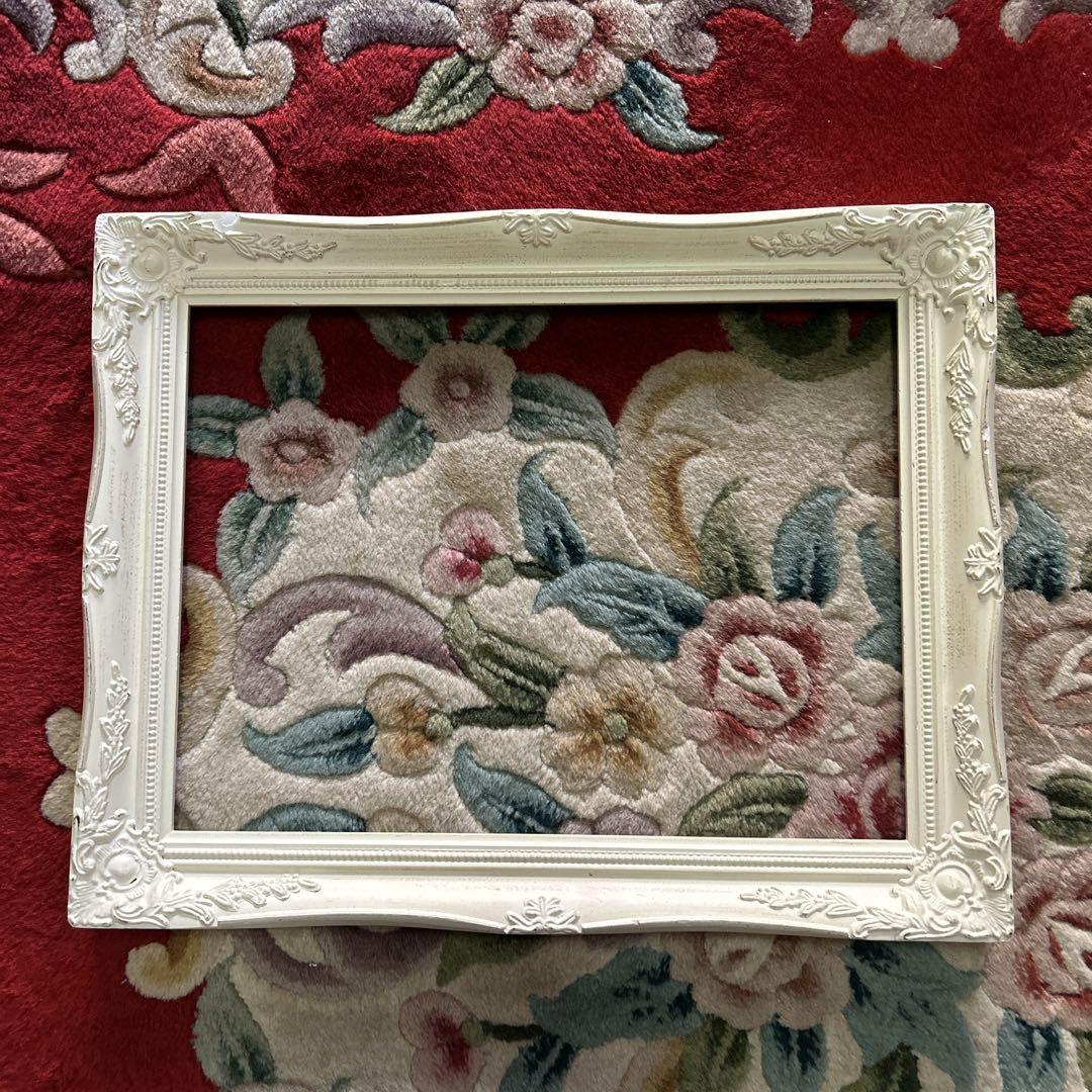 アンティーク　フォトフレーム　大きめ　額縁