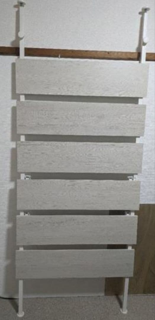 ニトリ カエサル ホワイトウォッシュ 突っ張りラック