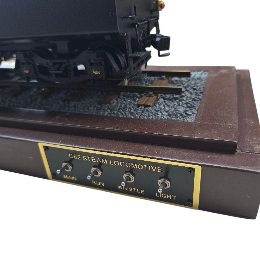 デアゴスティーニ蒸気機関車C62を作る　完成品　アクリルケース付き