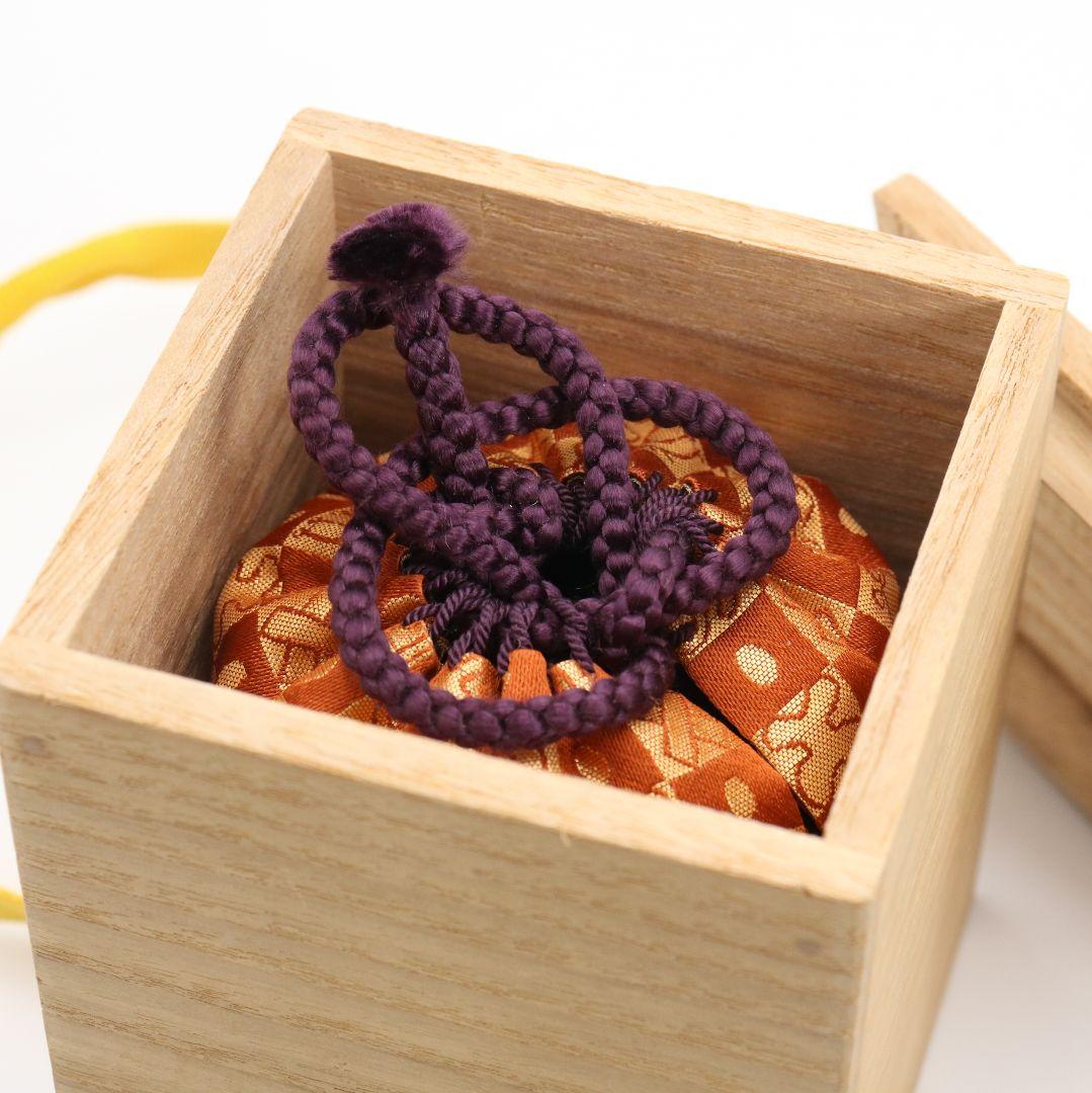 無銘 真塗 中棗 茶道具 遠州緞子仕覆付　C816　N1