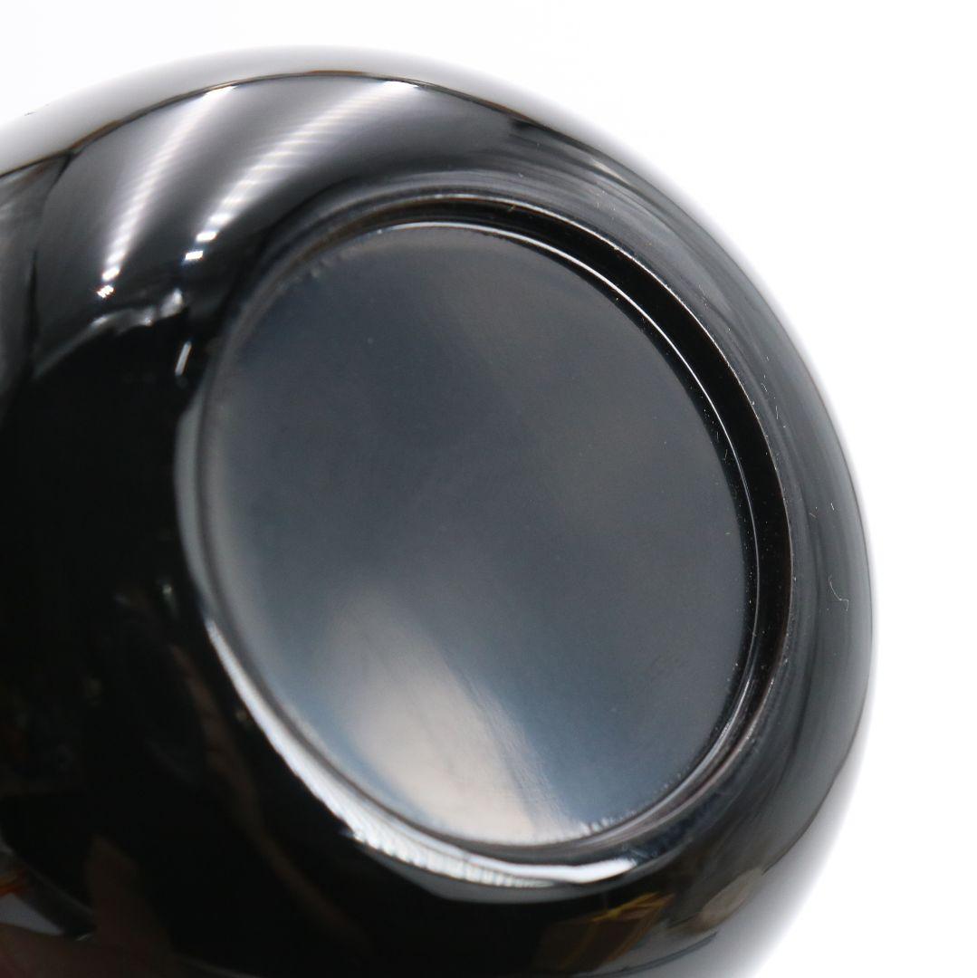 無銘 真塗 中棗 茶道具 遠州緞子仕覆付　C816　N1