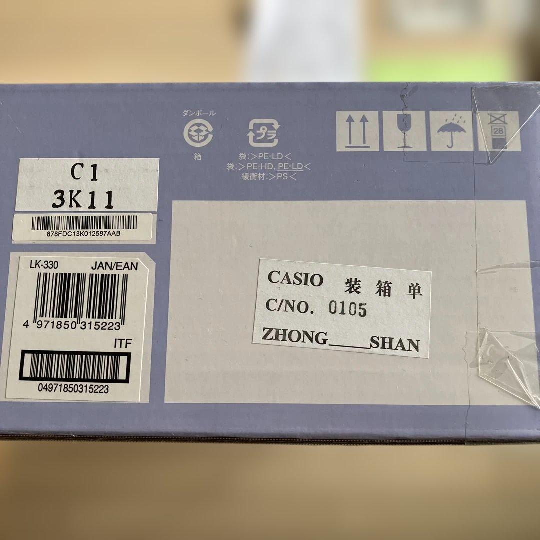 CASIO LK-330 Casioton光ナビゲーションキーボード　61鍵盤