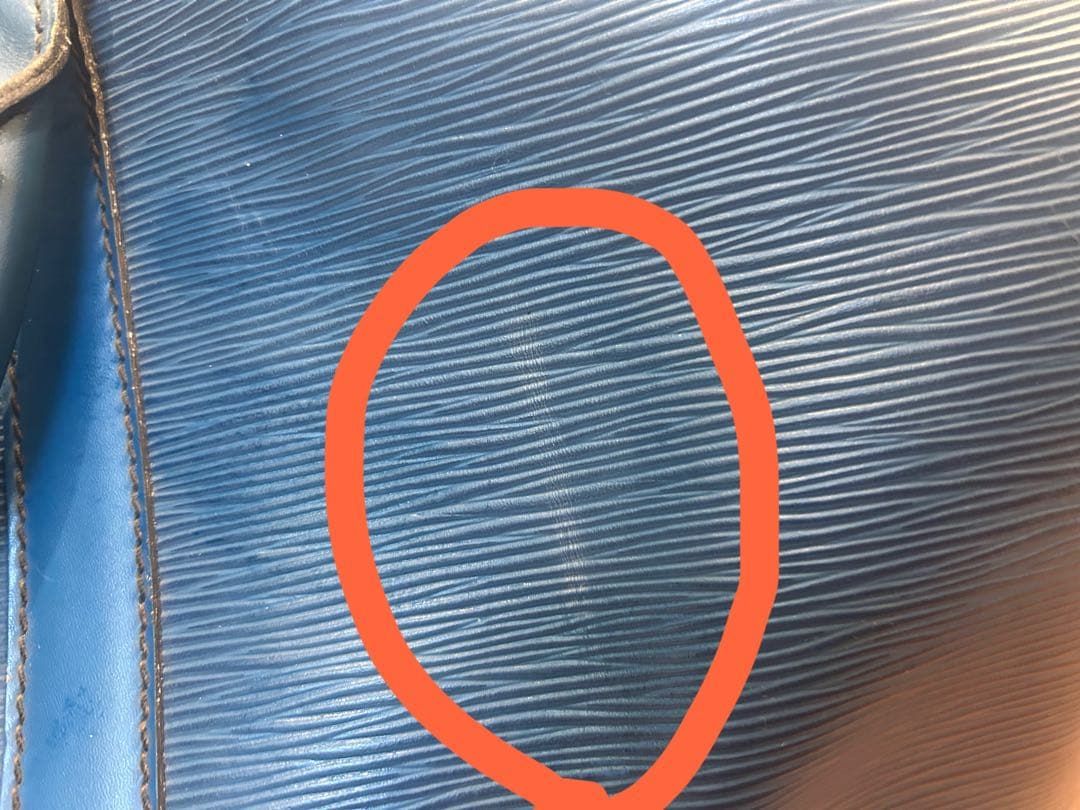 【送料込み】　LV ボストンバッグ　ブルー※説明文お読みください