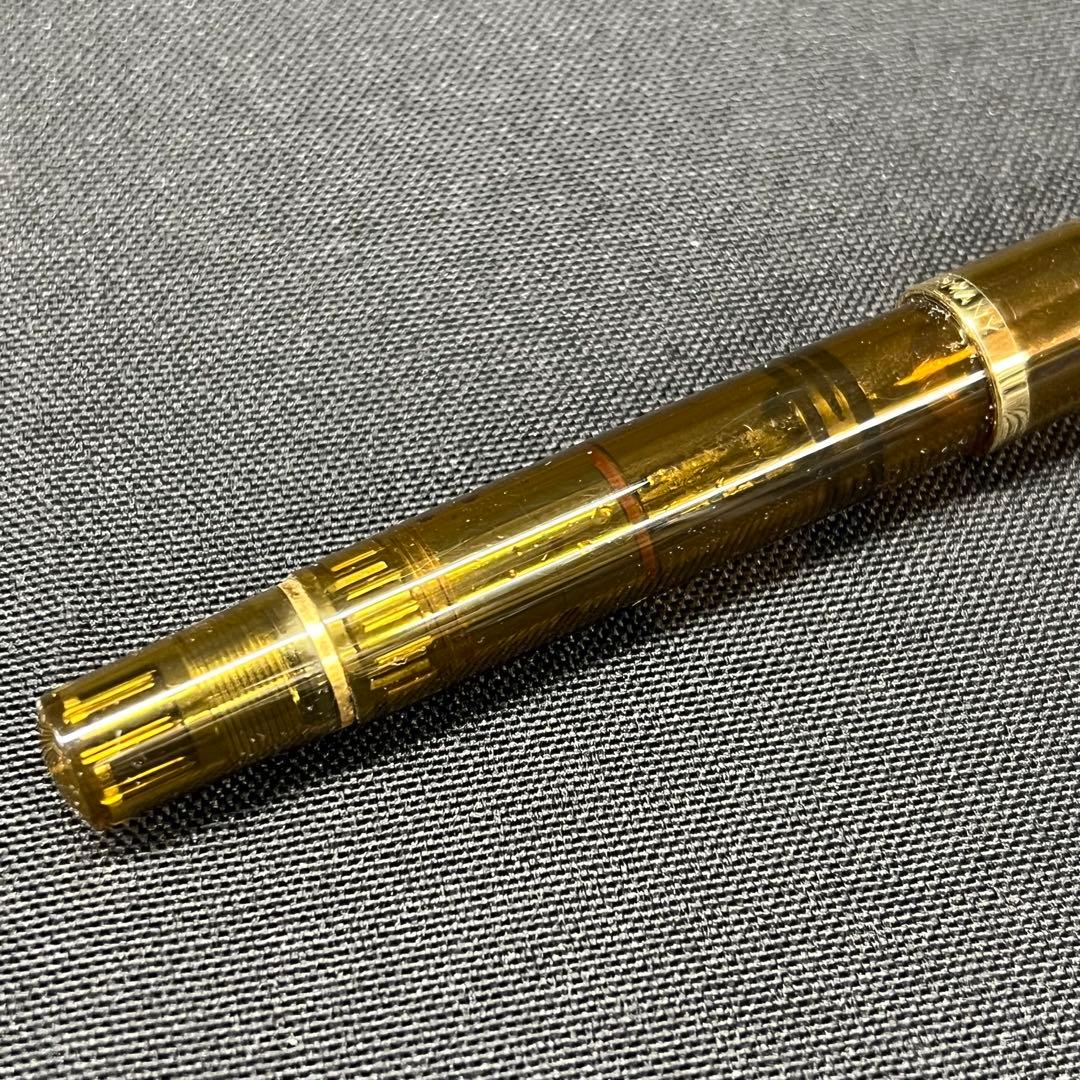 B2【used】ペリカン　万年筆　GV300 アンバー　インクセット