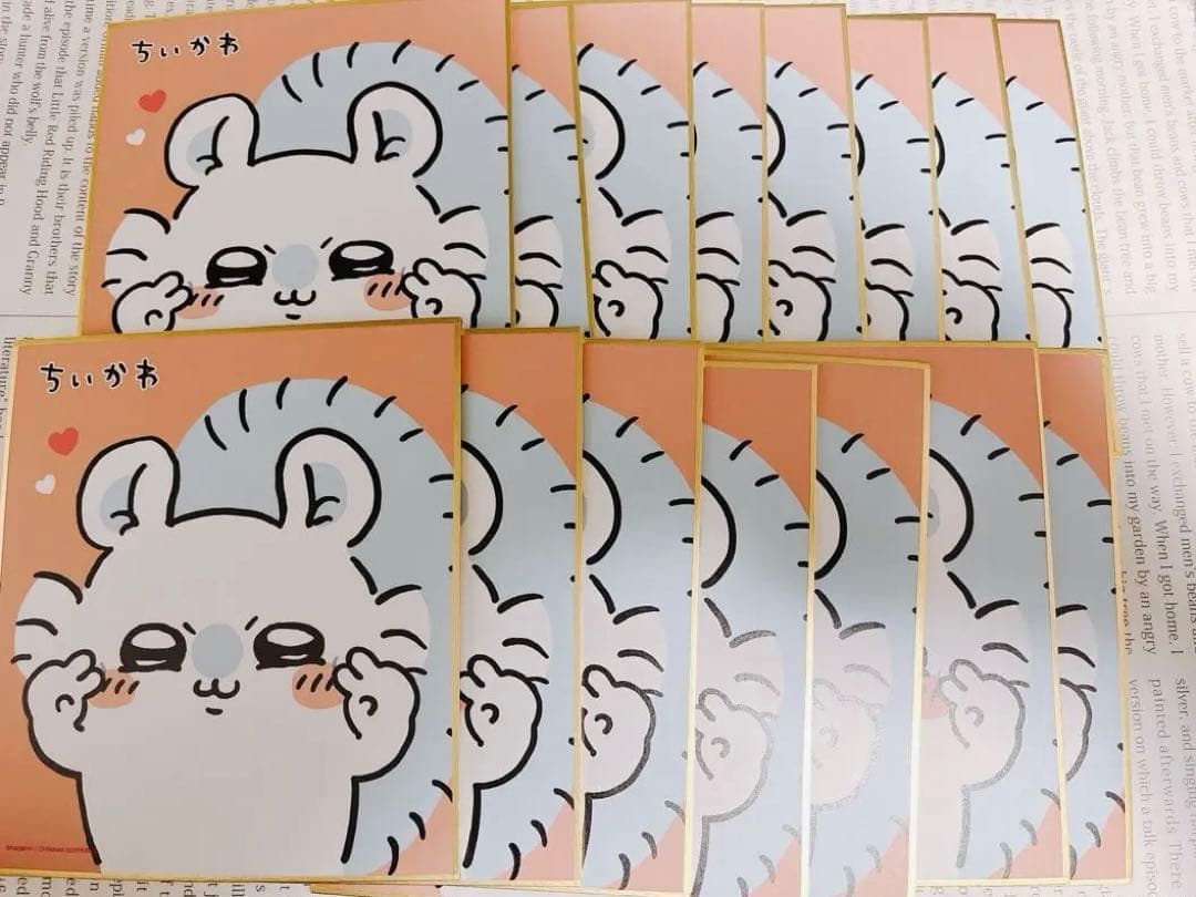 ちいかわ 色紙コレクション モモンガ 15枚