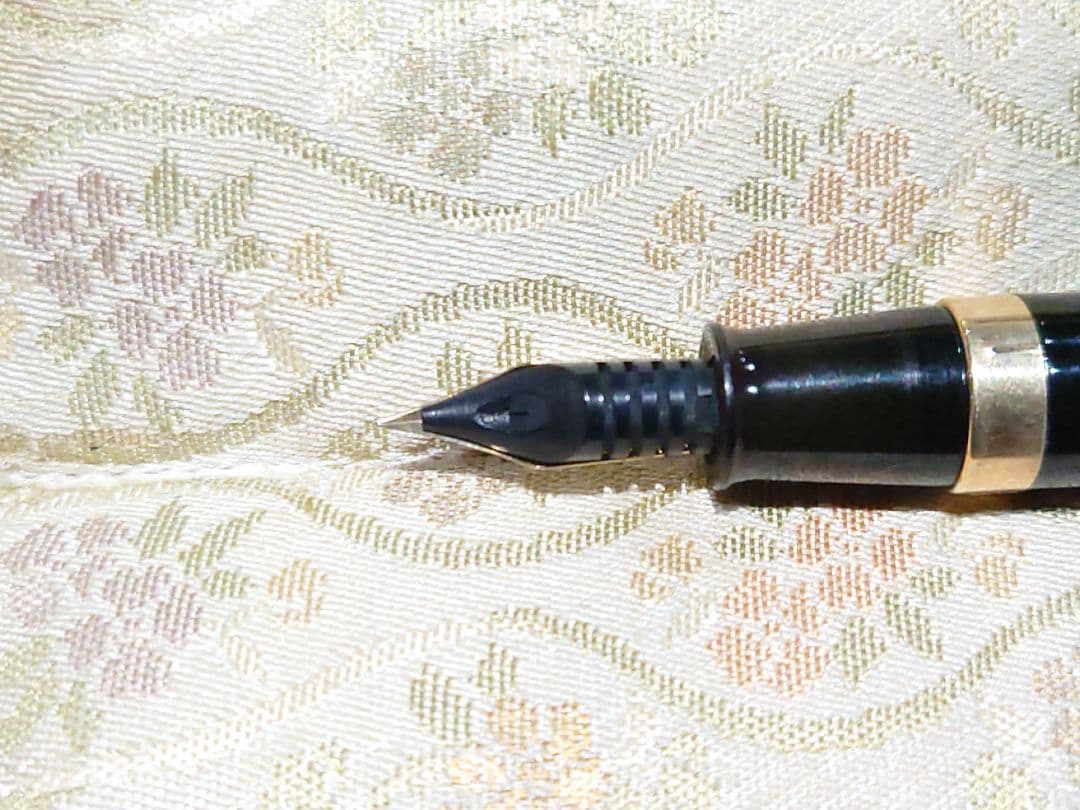 パイロット 53RT 14金張りキャップ 万年筆 14K2号細字 整備済品