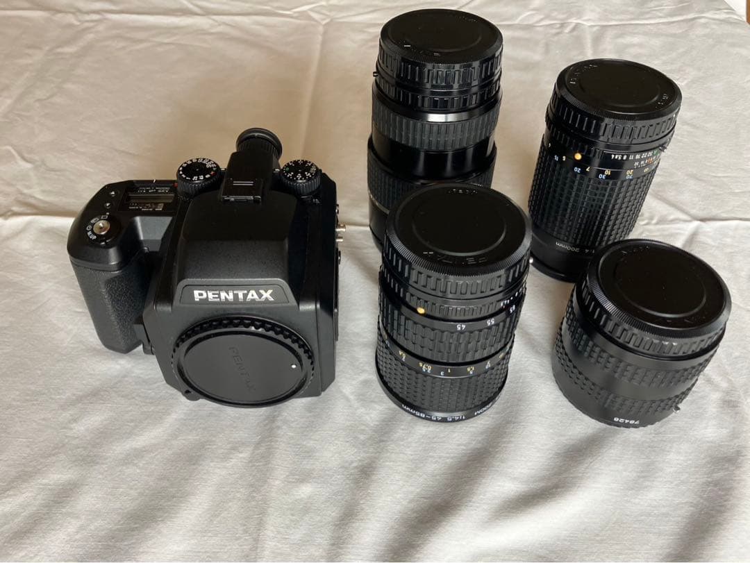 PENTAX 1眼レフカメラ　645N II 各種レンズ付