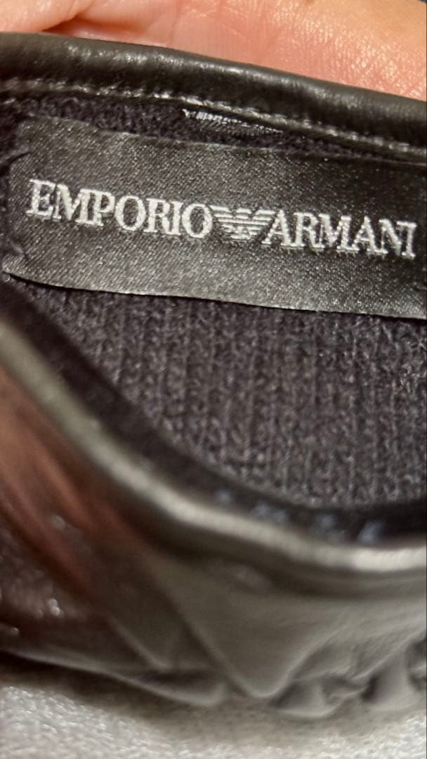 EMPORIO ARMANI エンポリオアルマーニ 手袋 グローブ ロゴ入り