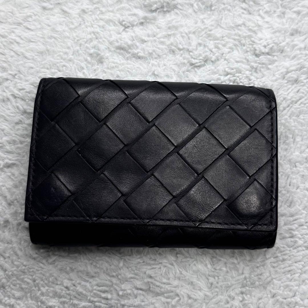 RFID ボッテガヴェネタ キーケース マキシイントレチャート 6連 黒